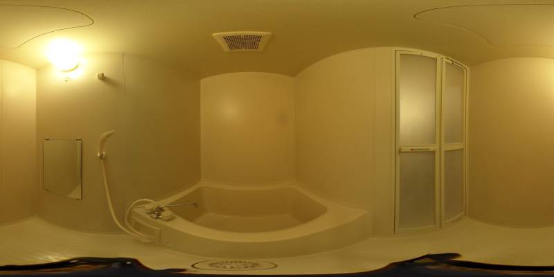 パノラマ画像バスルーム