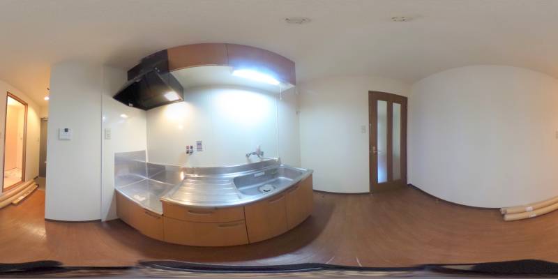 パノラマ画像キッチン