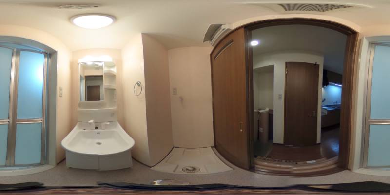 パノラマ画像洗面所