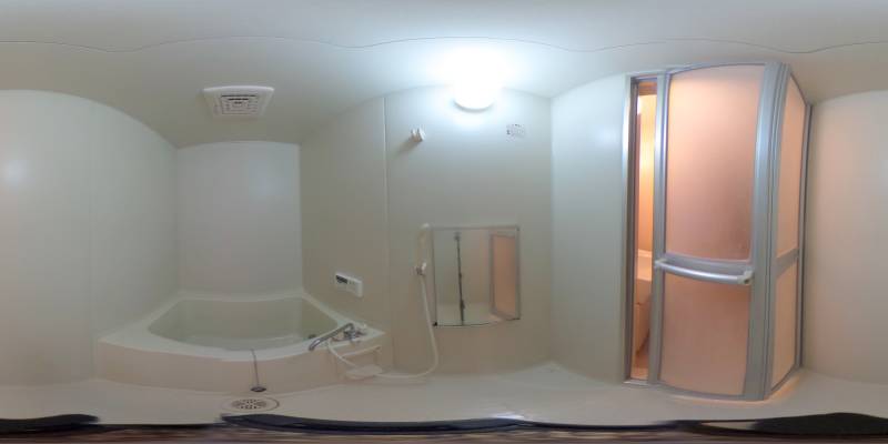 パノラマ画像バスルーム