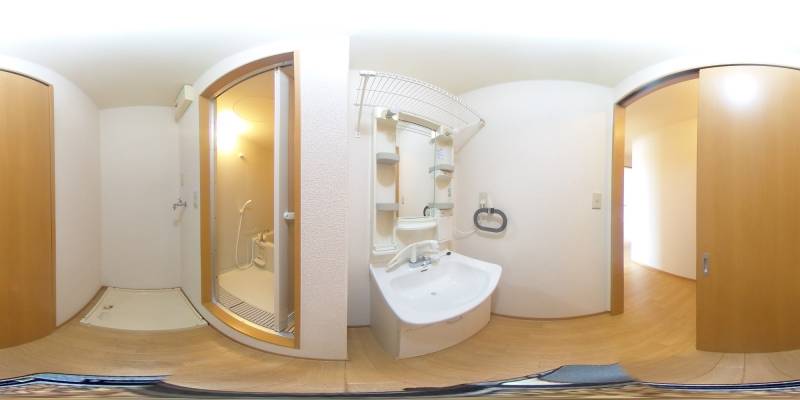 パノラマ画像洗面所