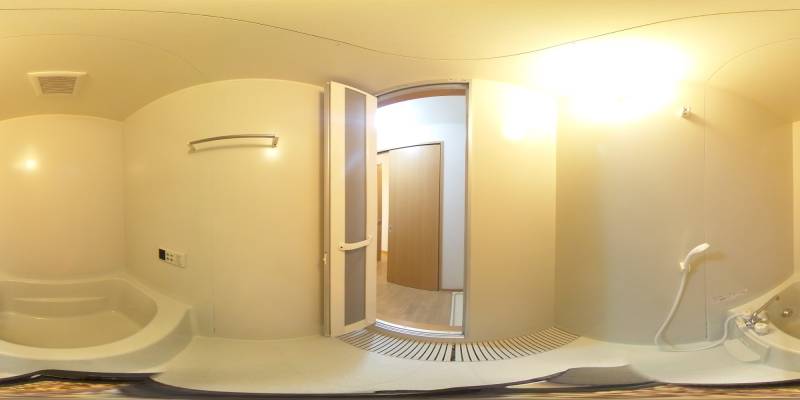 パノラマ画像バスルーム