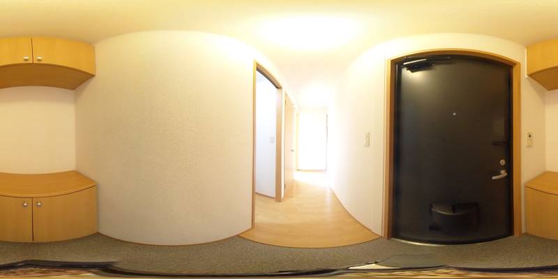 パノラマ画像玄関