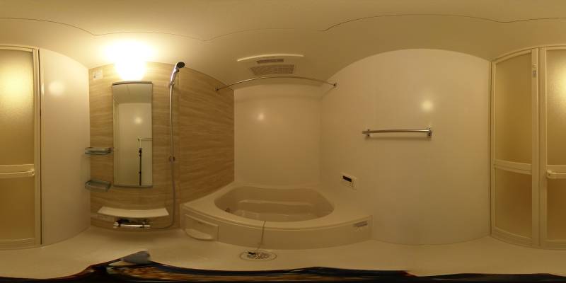 パノラマ画像バスルーム