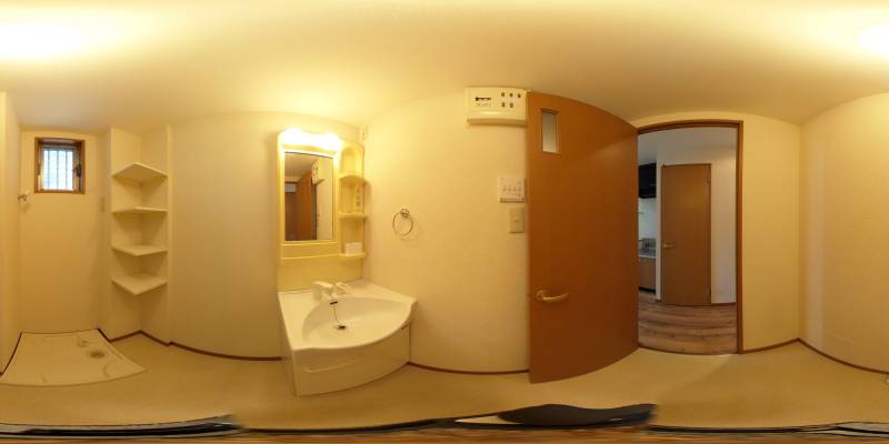 パノラマ画像洗面所