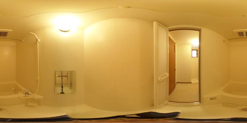 パノラマ画像バスルーム