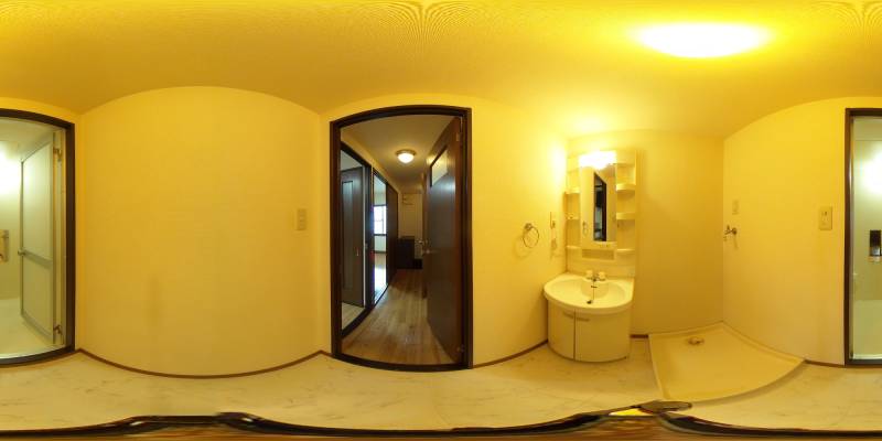 パノラマ画像洗面所