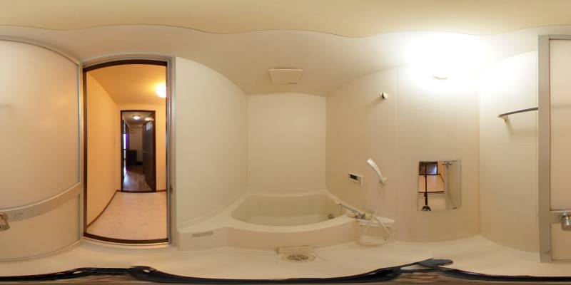 パノラマ画像バスルーム