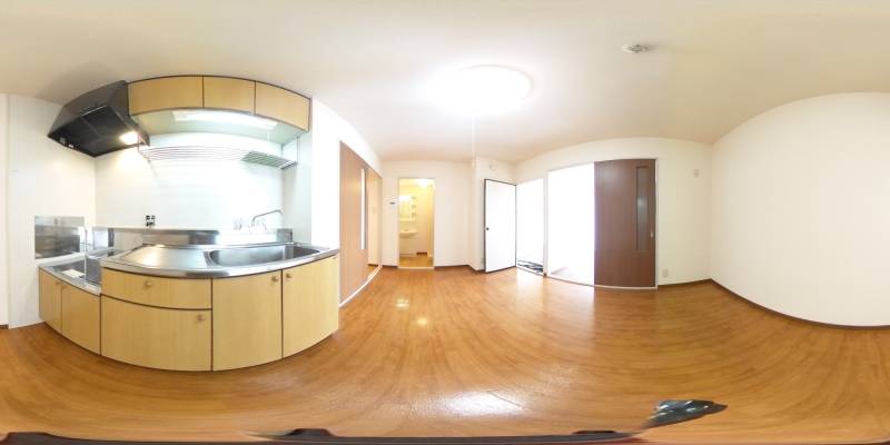 パノラマ画像キッチン