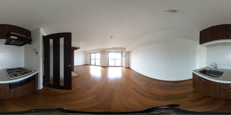 パノラマ画像キッチン