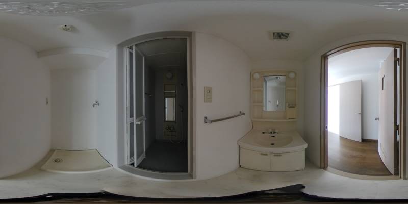 パノラマ画像洗面所