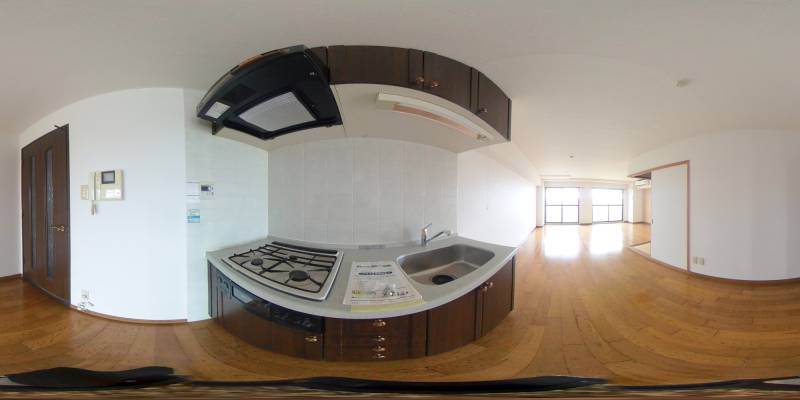 パノラマ画像キッチン