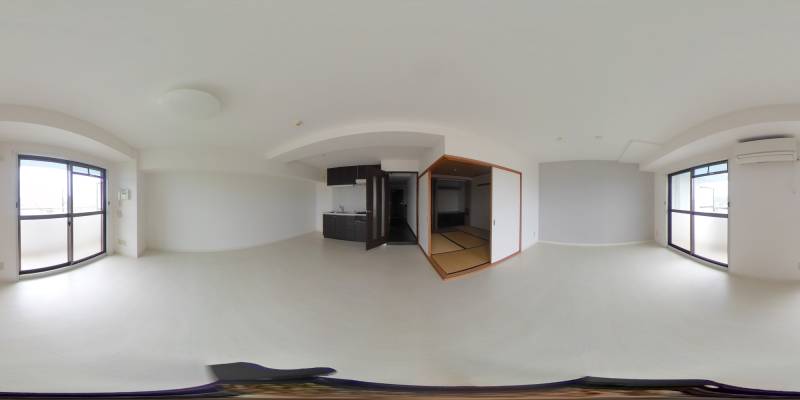 パノラマ画像リビング