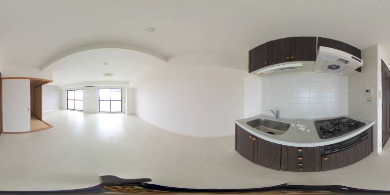 パノラマ画像キッチン