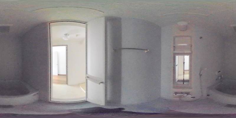 パノラマ画像バスルーム