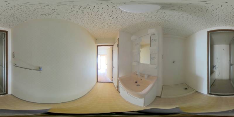 パノラマ画像洗面所