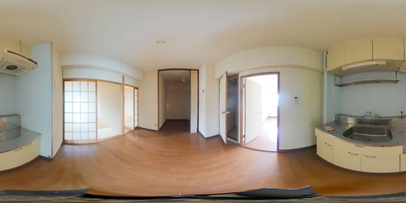 パノラマ画像キッチン