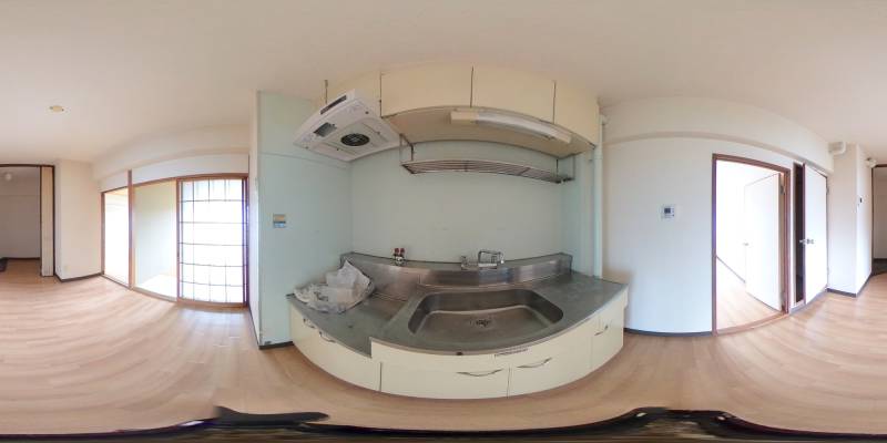 パノラマ画像キッチン