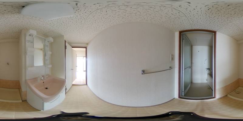 パノラマ画像洗面所