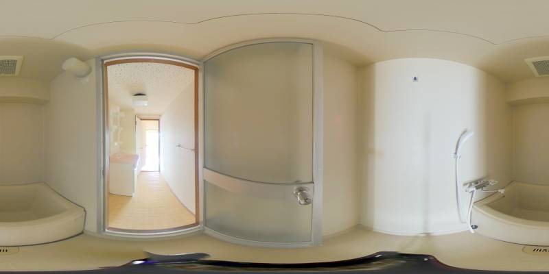 パノラマ画像バスルーム