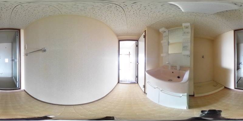 パノラマ画像洗面所