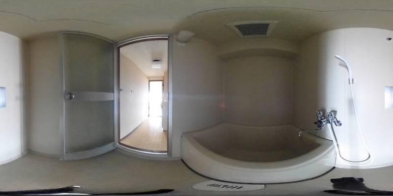 パノラマ画像バスルーム