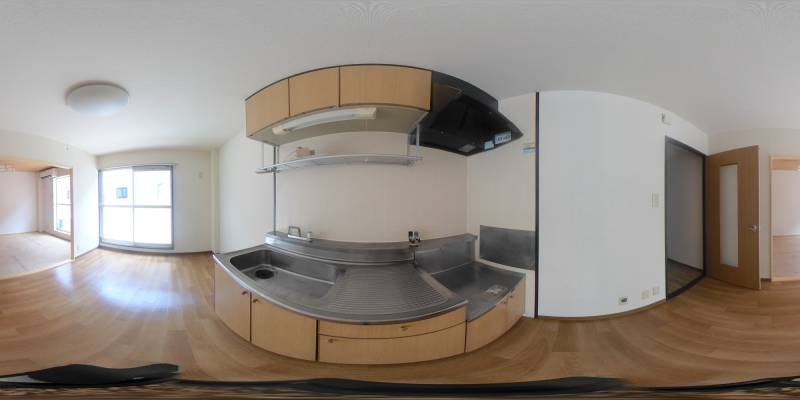 パノラマ画像キッチン