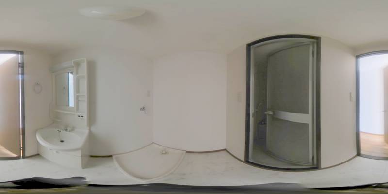 パノラマ画像洗面所