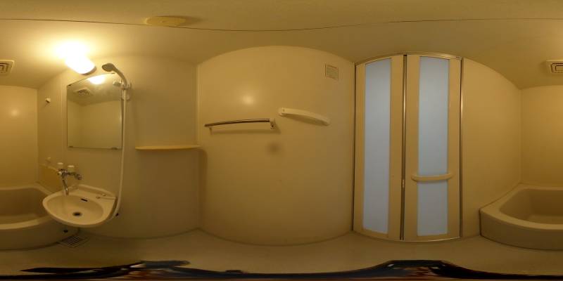 パノラマ画像バスルーム