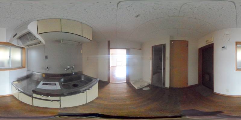 パノラマ画像キッチン