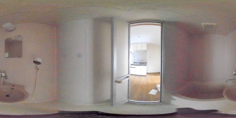 パノラマ画像バスルーム