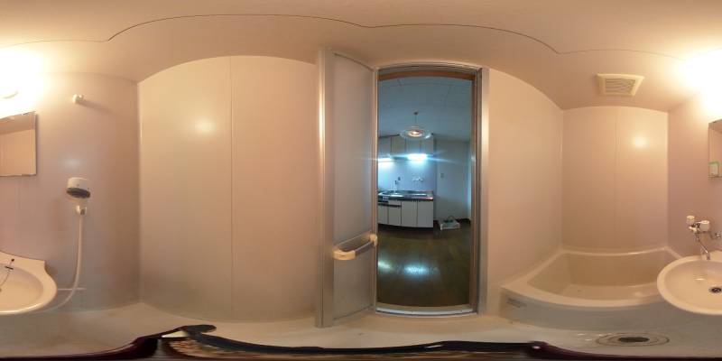 パノラマ画像バスルーム