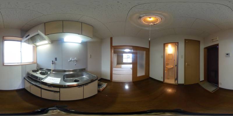 パノラマ画像キッチン