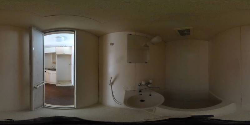 パノラマ画像バスルーム