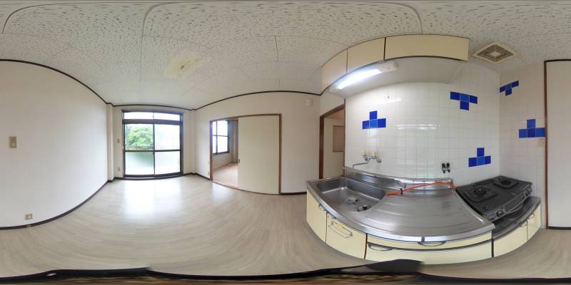 パノラマ画像キッチン