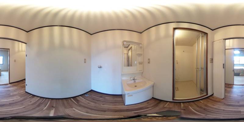 パノラマ画像洗面所