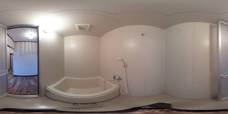 パノラマ画像バスルーム