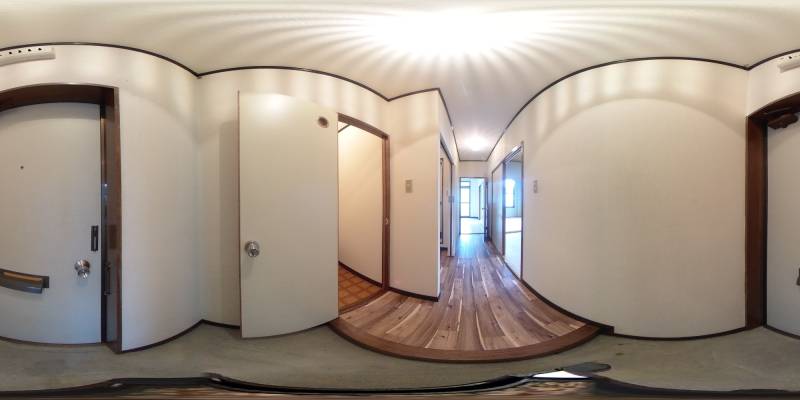 パノラマ画像玄関