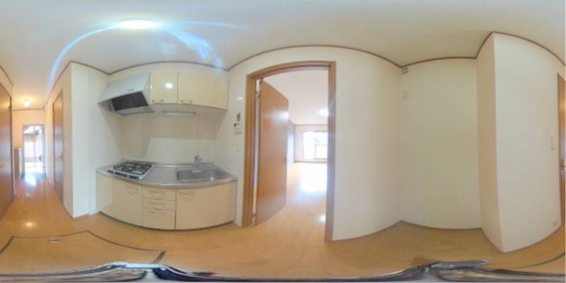 パノラマ画像キッチン