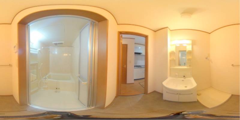 パノラマ画像洗面所