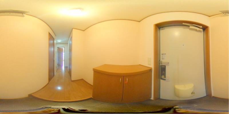 パノラマ画像玄関