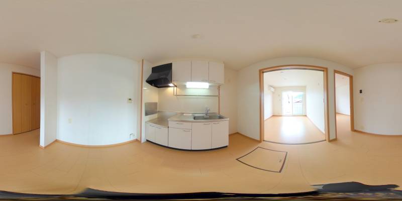 パノラマ画像キッチン