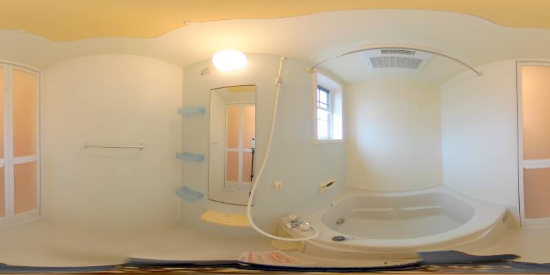 パノラマ画像バスルーム