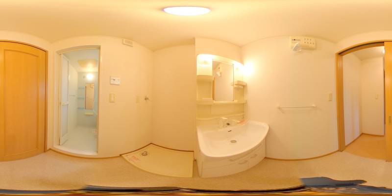 パノラマ画像洗面所