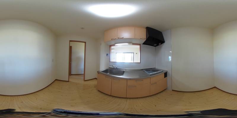 パノラマ画像キッチン