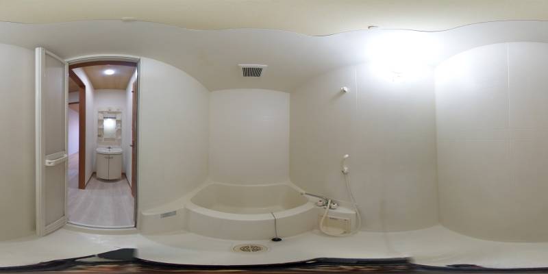 パノラマ画像バスルーム