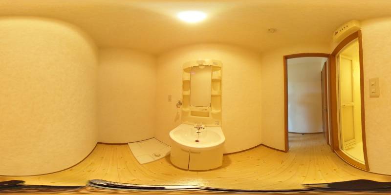 パノラマ画像洗面所