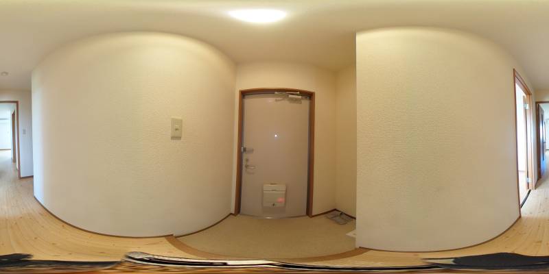 パノラマ画像玄関