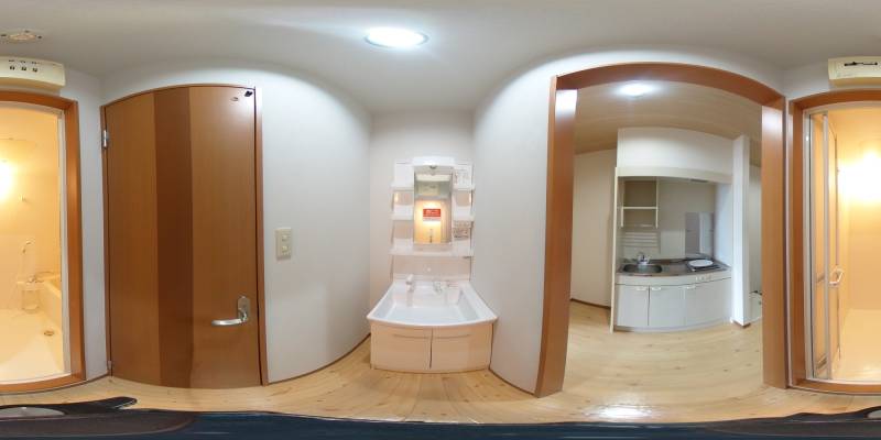 パノラマ画像洗面所