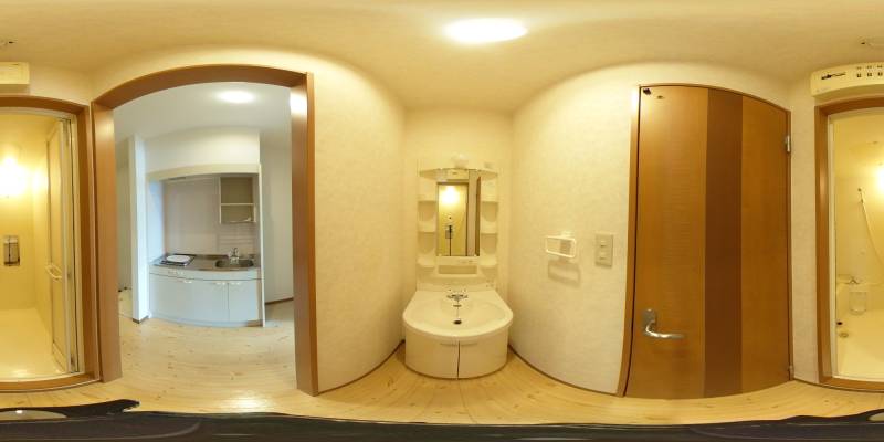 パノラマ画像洗面所